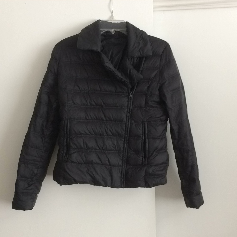 Asymmetrical puffer jacket from Mango